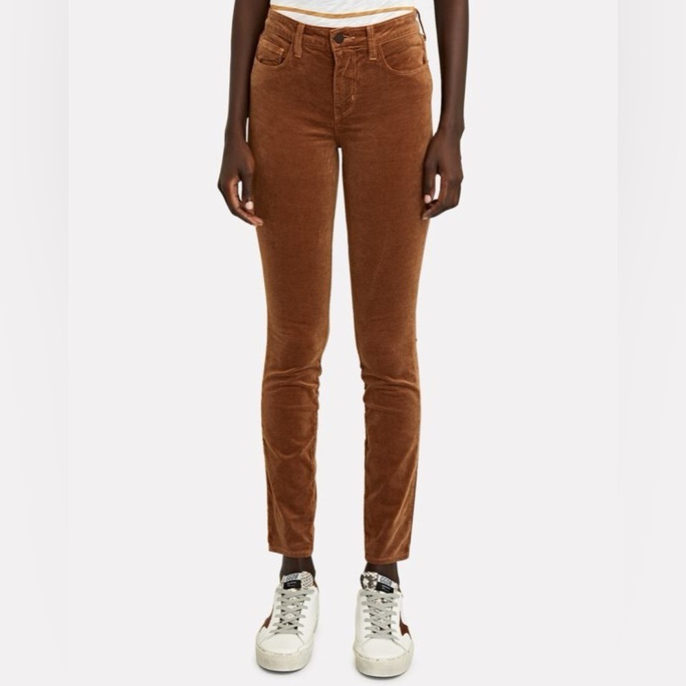 L’AGENCE | Marguerite High rise Skinny Belour Jeans In Brown Truffle Size 25 NEW